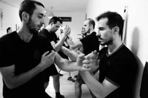 Practising Wing Chun defence